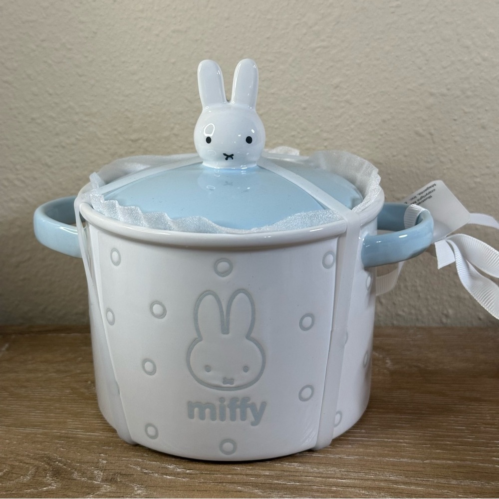 Miffy by Magenta baker dish In Light blue with Lid NEW